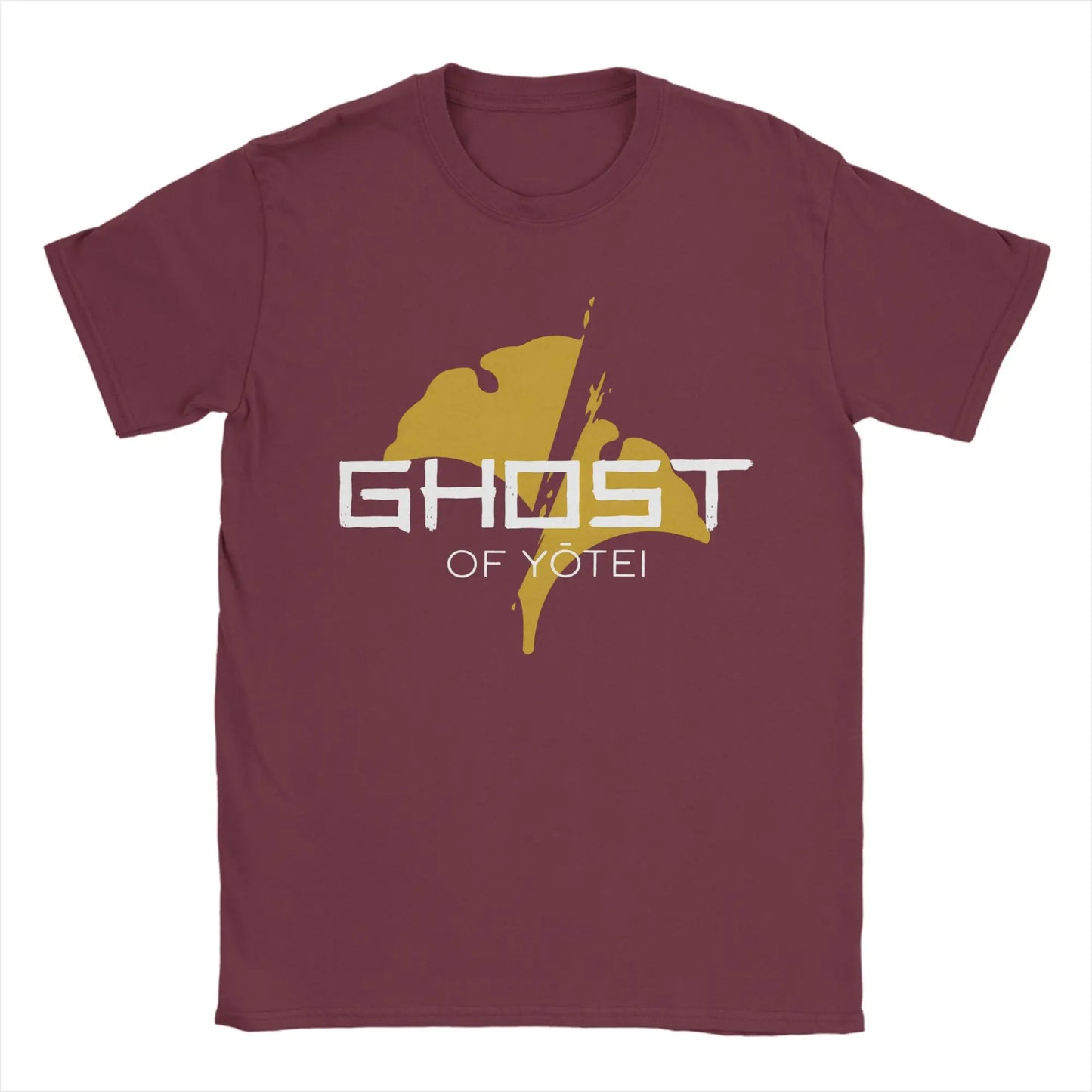 Ghost of Yotei Logo Bordeaux T Shirt