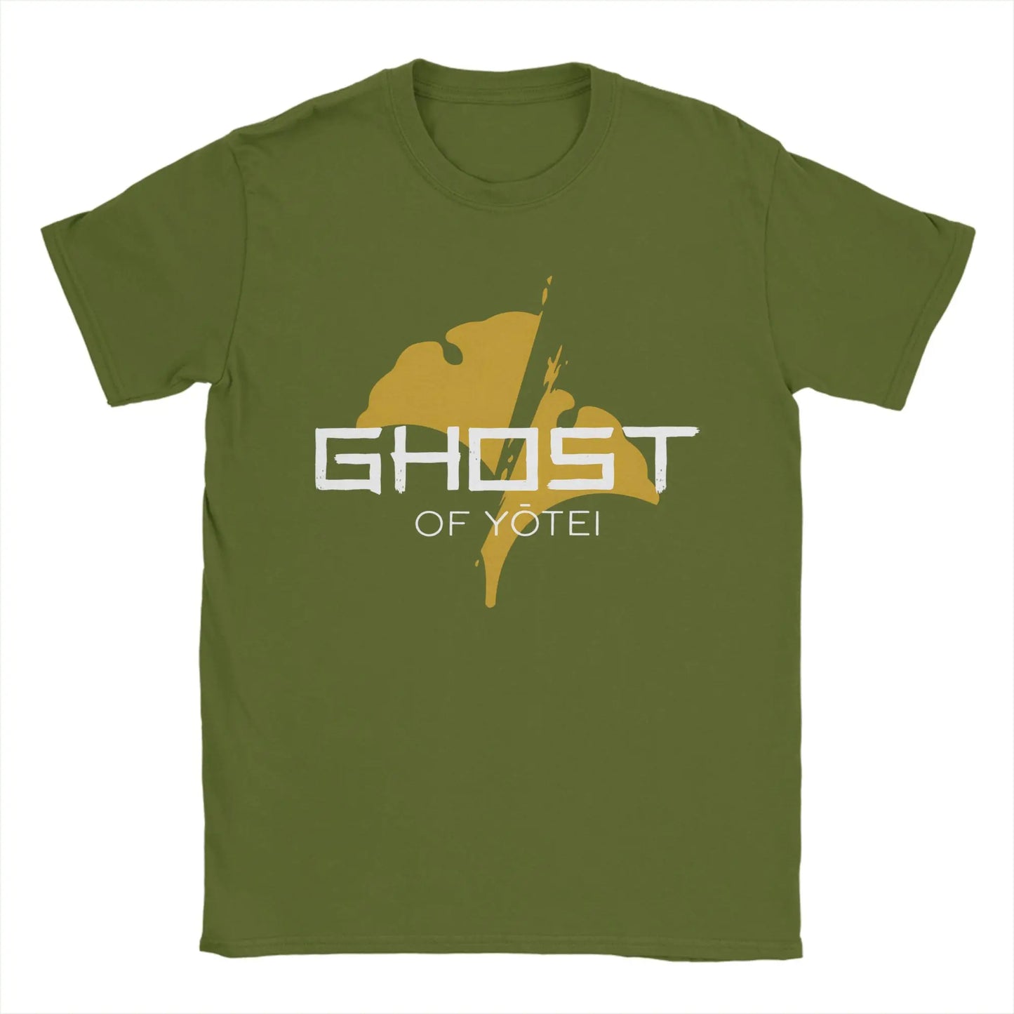 Ghost of Yotei Logo Green T Shirt