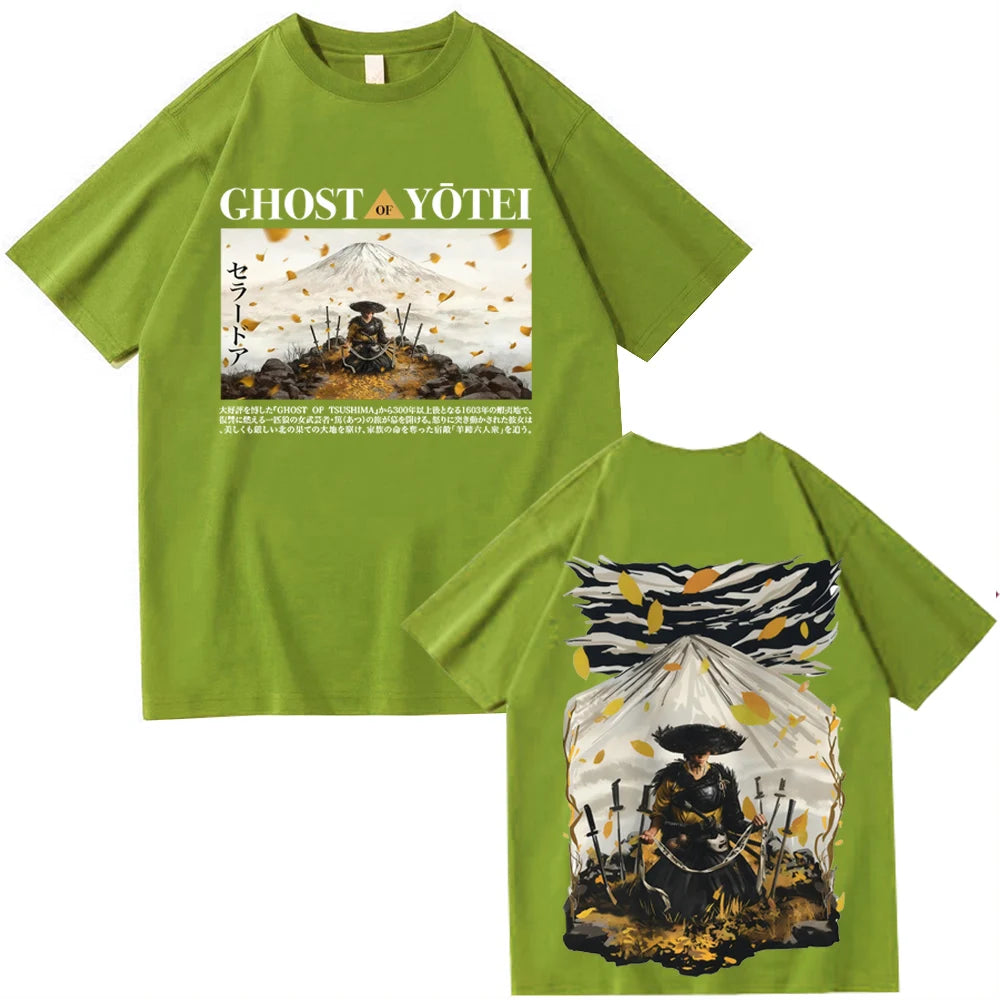 Green Ghost Of Yotei Shirt Anime Atsu