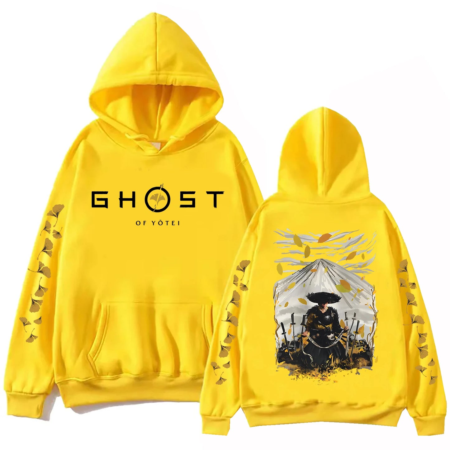 Ghost of Yotei Yellow Hoodie