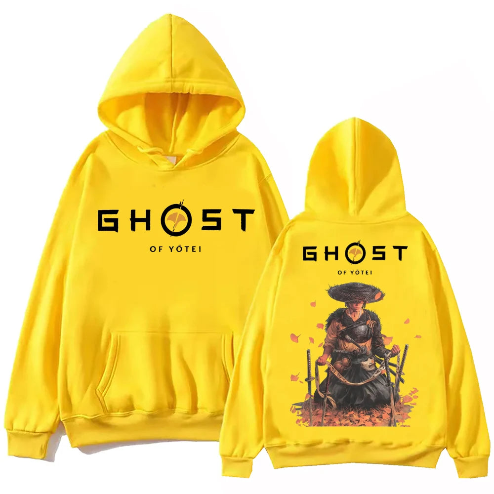 Ghost of Yotei Atsu Sakai Clan Yellow Hoodie