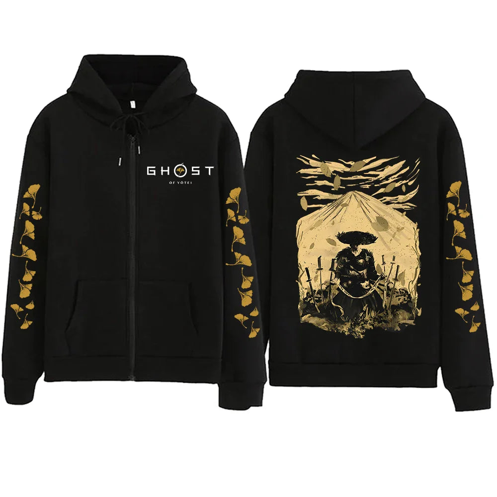 Ghost of Yōtei Zipper Hoodies Collection