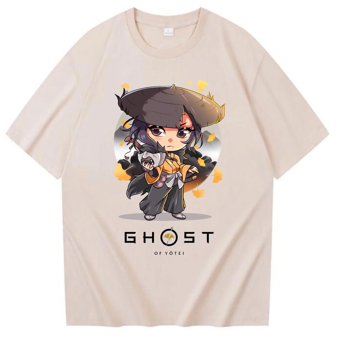 Ghost Of Yotei Kawaii Beige T-Shirt