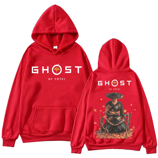 Ghost of Yotei Atsu Sakai Clan Red Hoodie