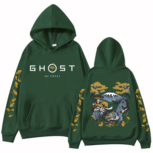 Ghost of Yotei Green Hoodie