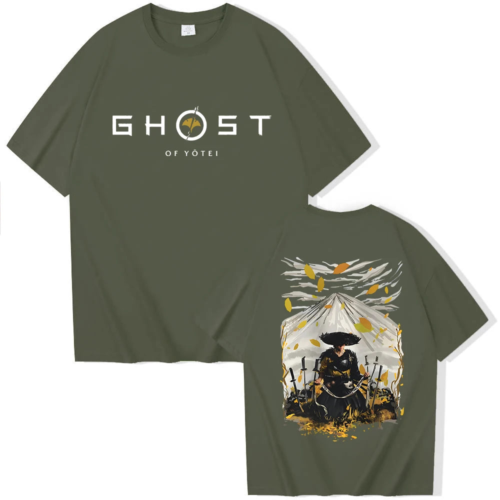 Ghost of Yotei Grey T-shirt