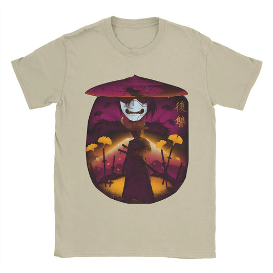 Ghost of Yotei Beige Samurai T Shirt