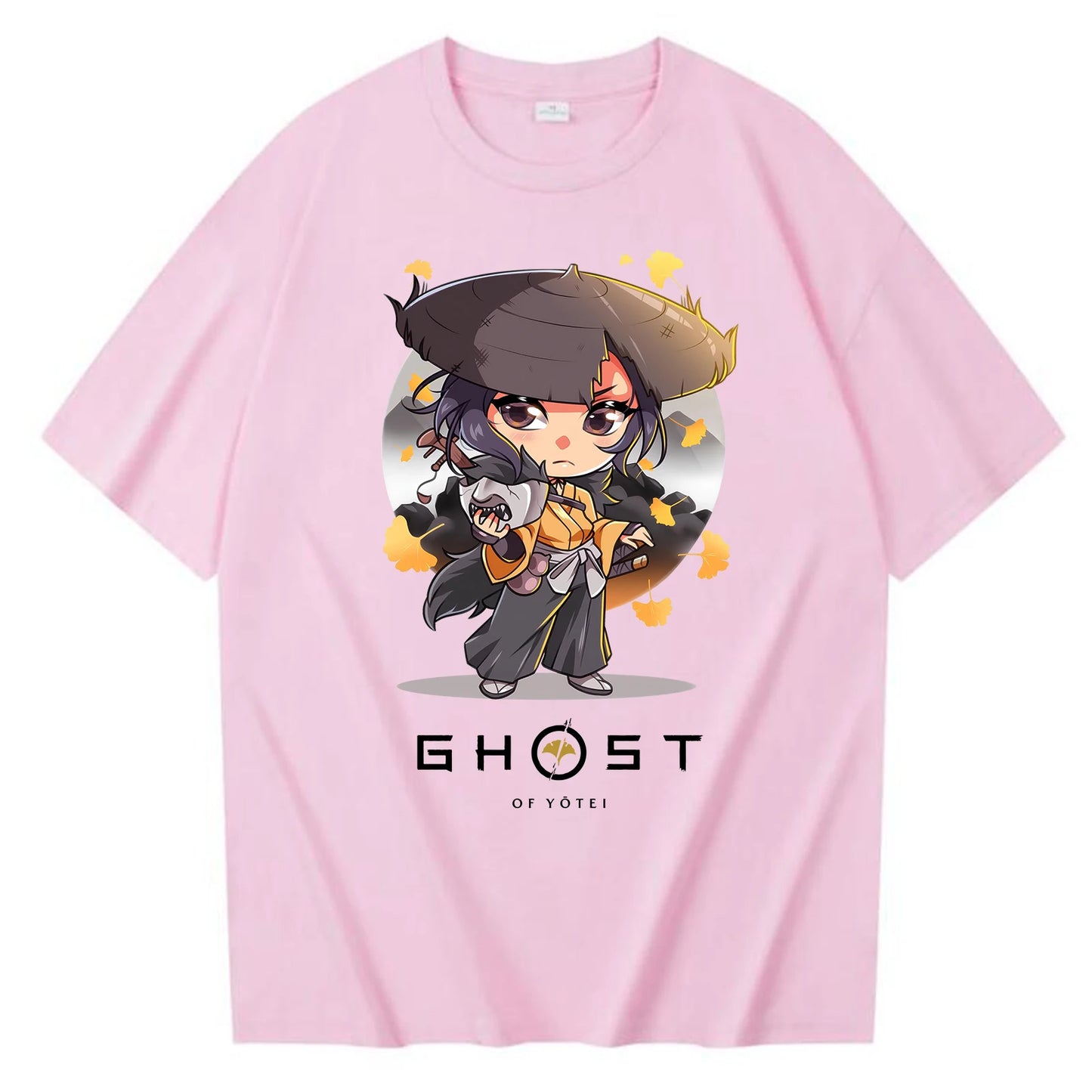 Ghost Of Yotei Kawaii Pink T-Shirt