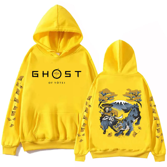 Ghost of Yotei Yellow Hoodie