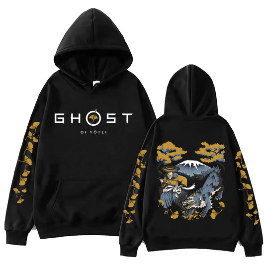Ghost of Yotei Black Hoodie