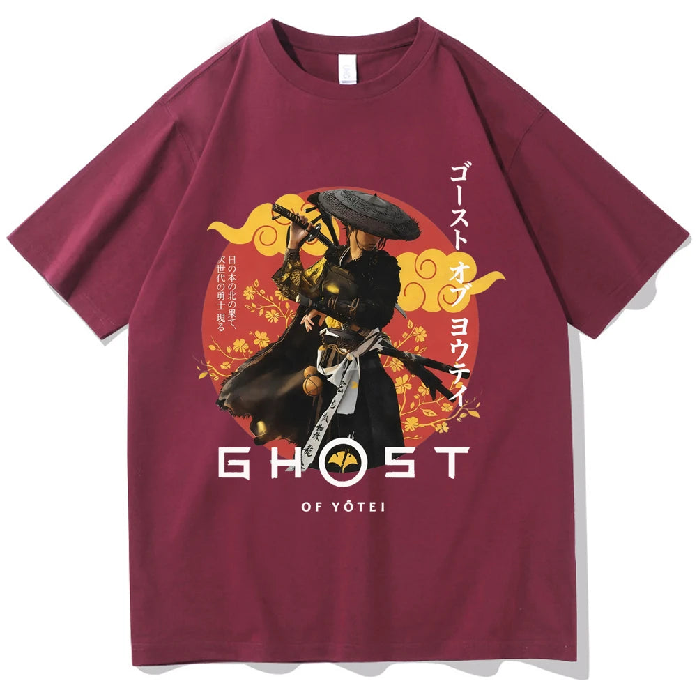 Bordeaux Ghost Of Yotei T-Shirt