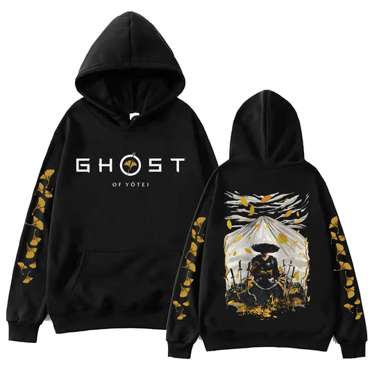 Ghost of Yotei Black Hoodie
