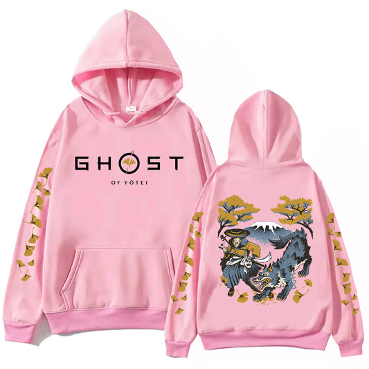Ghost of Yotei Pink Hoodie