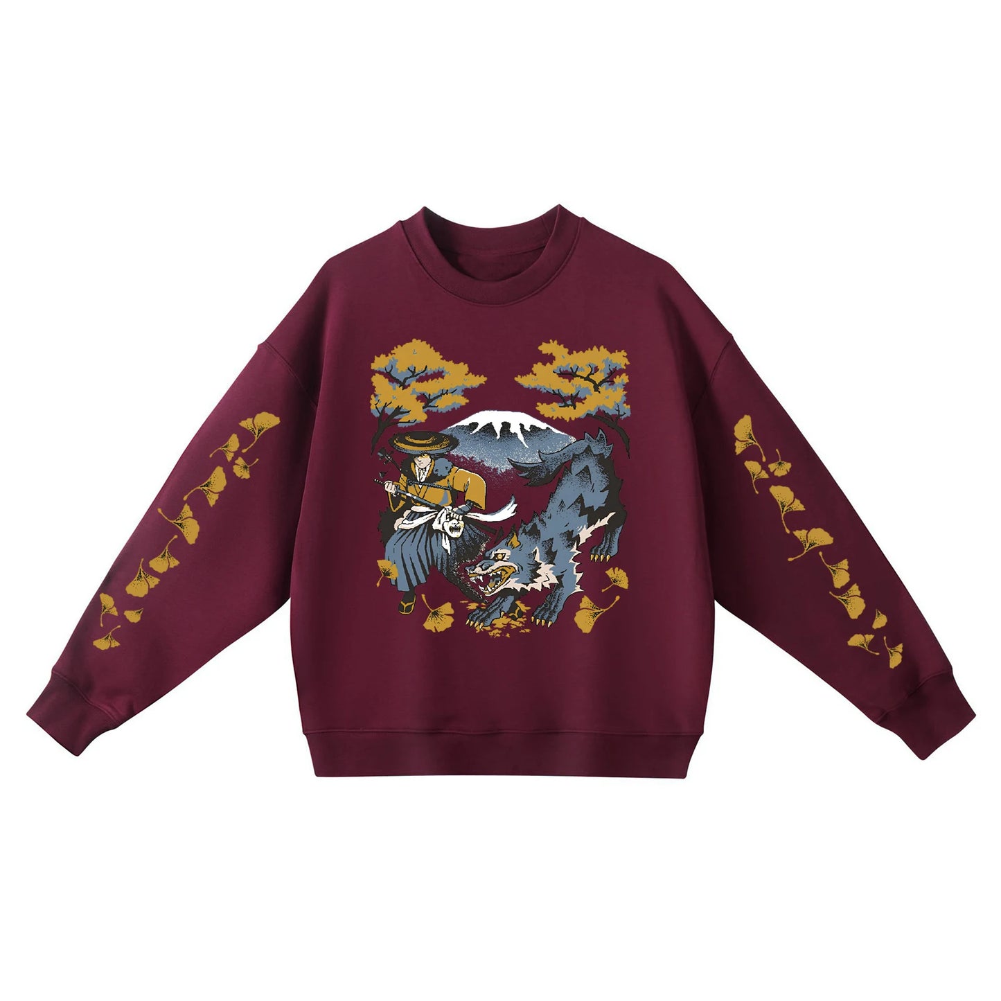 Ghost of Yotei Burgundy Sweatshirt