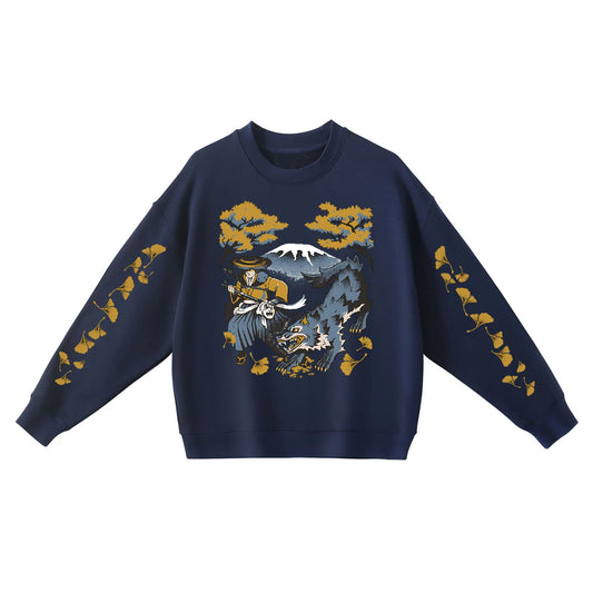 Ghost of Yotei Blue Merch Sweatshirt