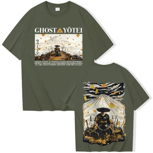 Green Ghost Of Yotei Shirt Anime Atsu