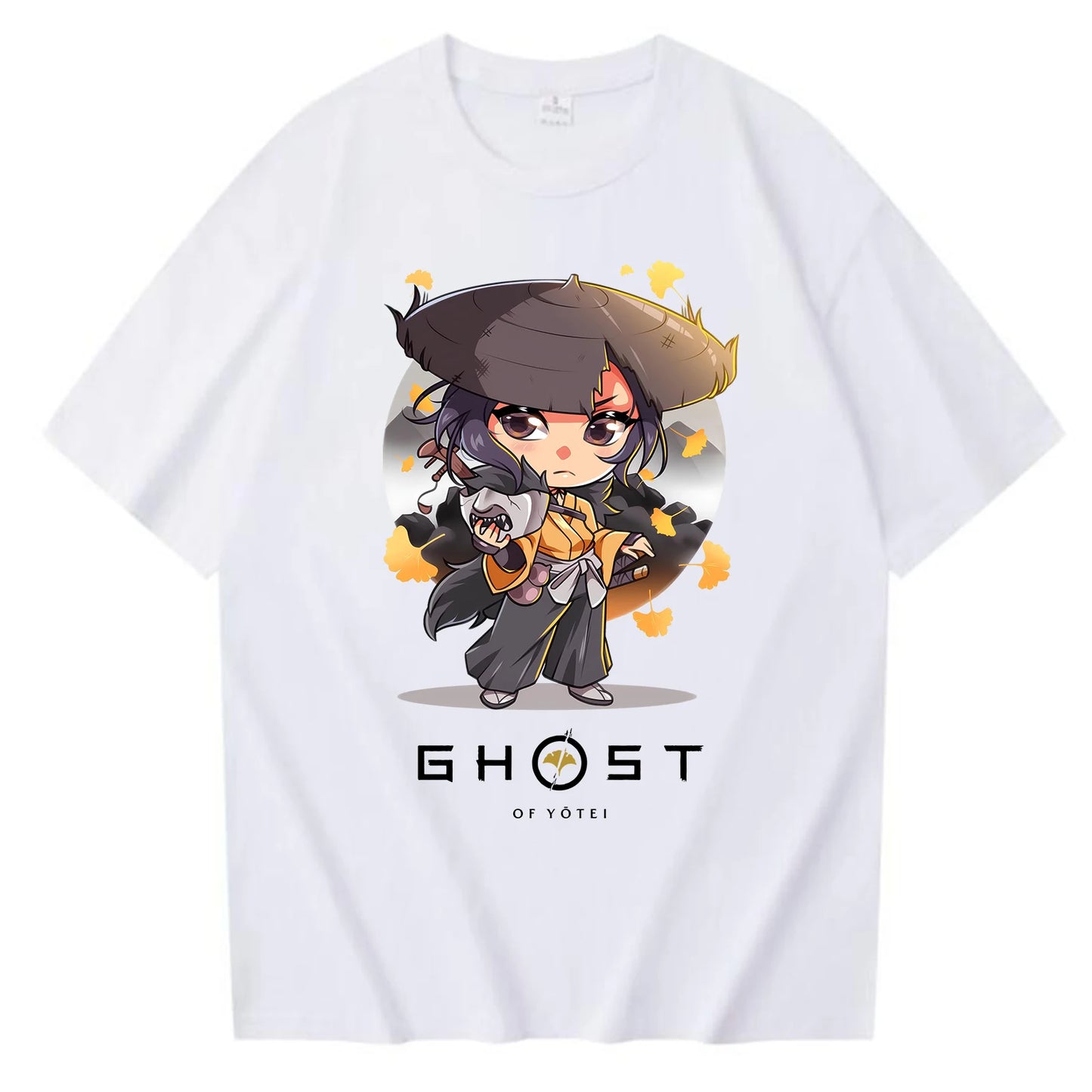 Ghost Of Yotei Kawaii White T-Shirt