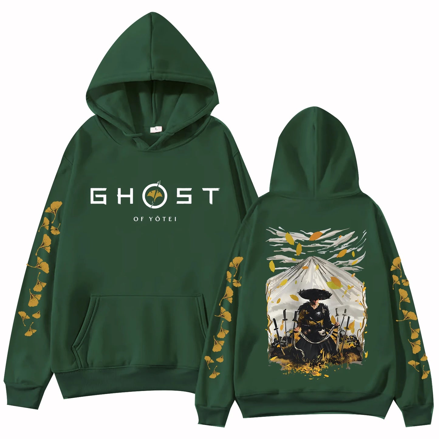 Ghost of Yotei Green Hoodie