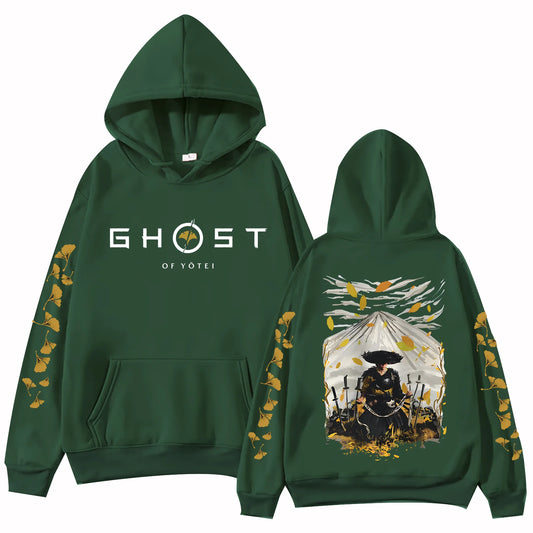 Ghost of Yotei Green Hoodie