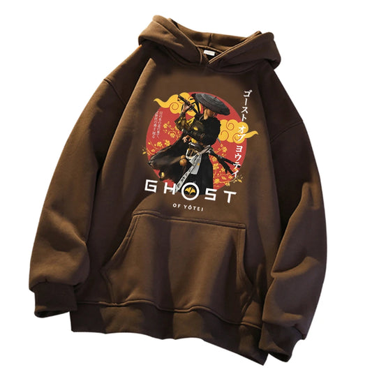 Ghost Of Yotei Brown Hoodie Anime