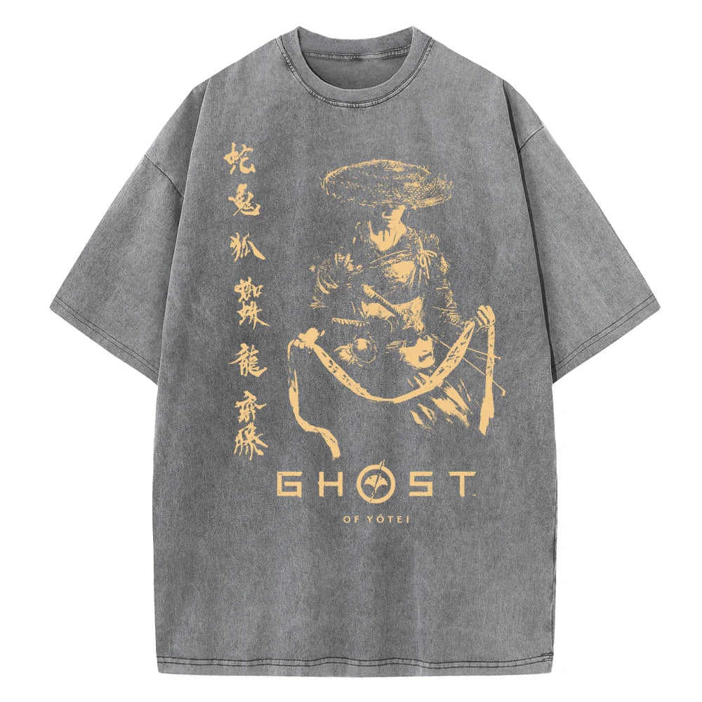 Ghost Of Yotei Grey T-shirt