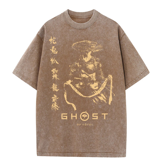 Brown Ghost Of Yotei  T-shirt