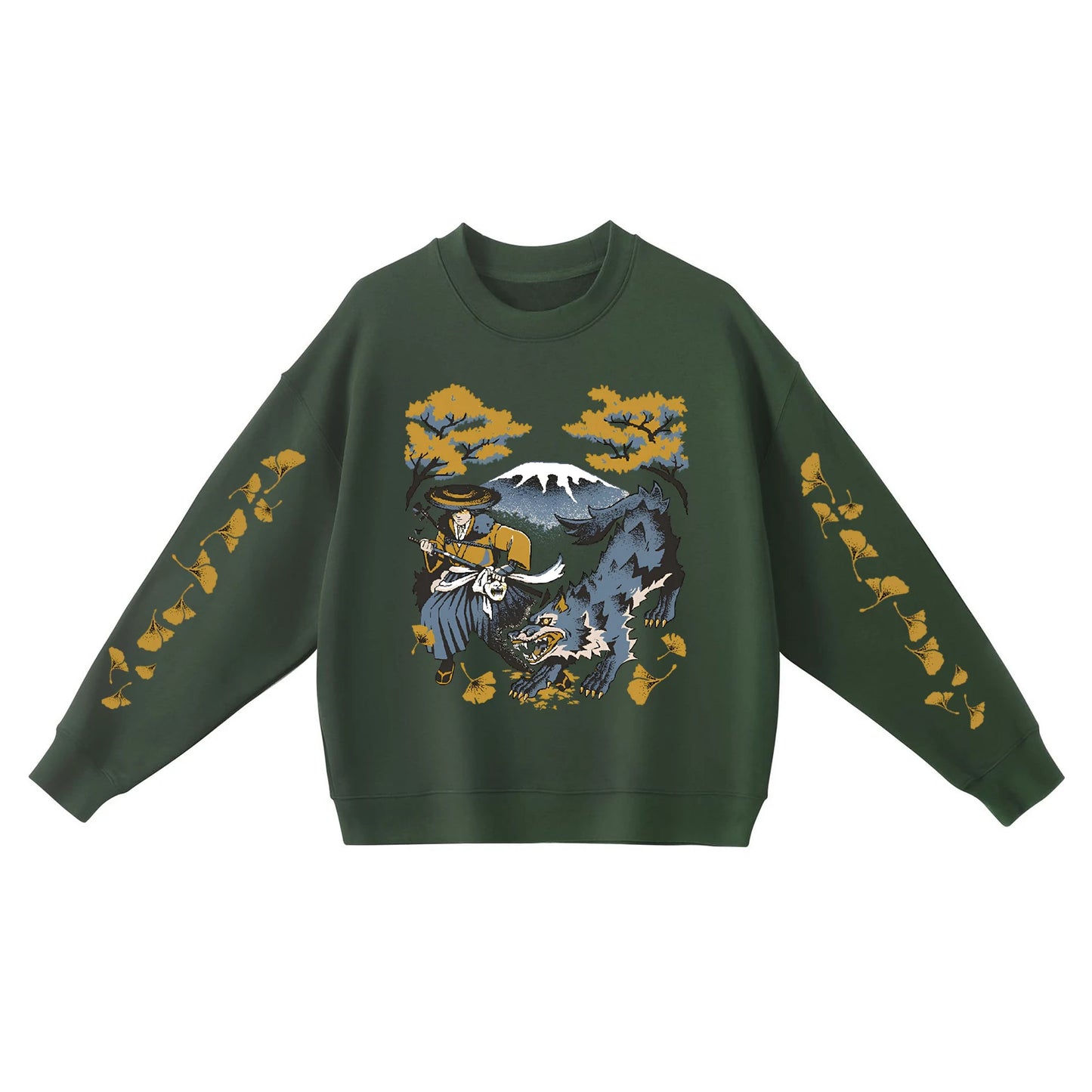Ghost of Yotei Green Sweatshirt