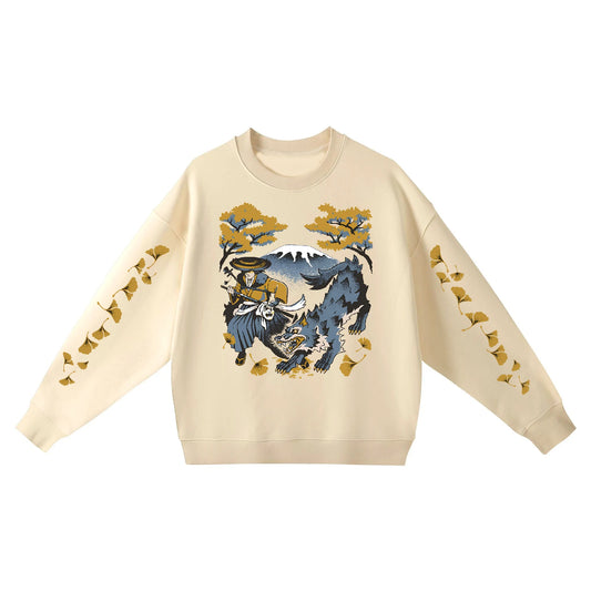 Ghost of Yotei Beige Sweatshirt
